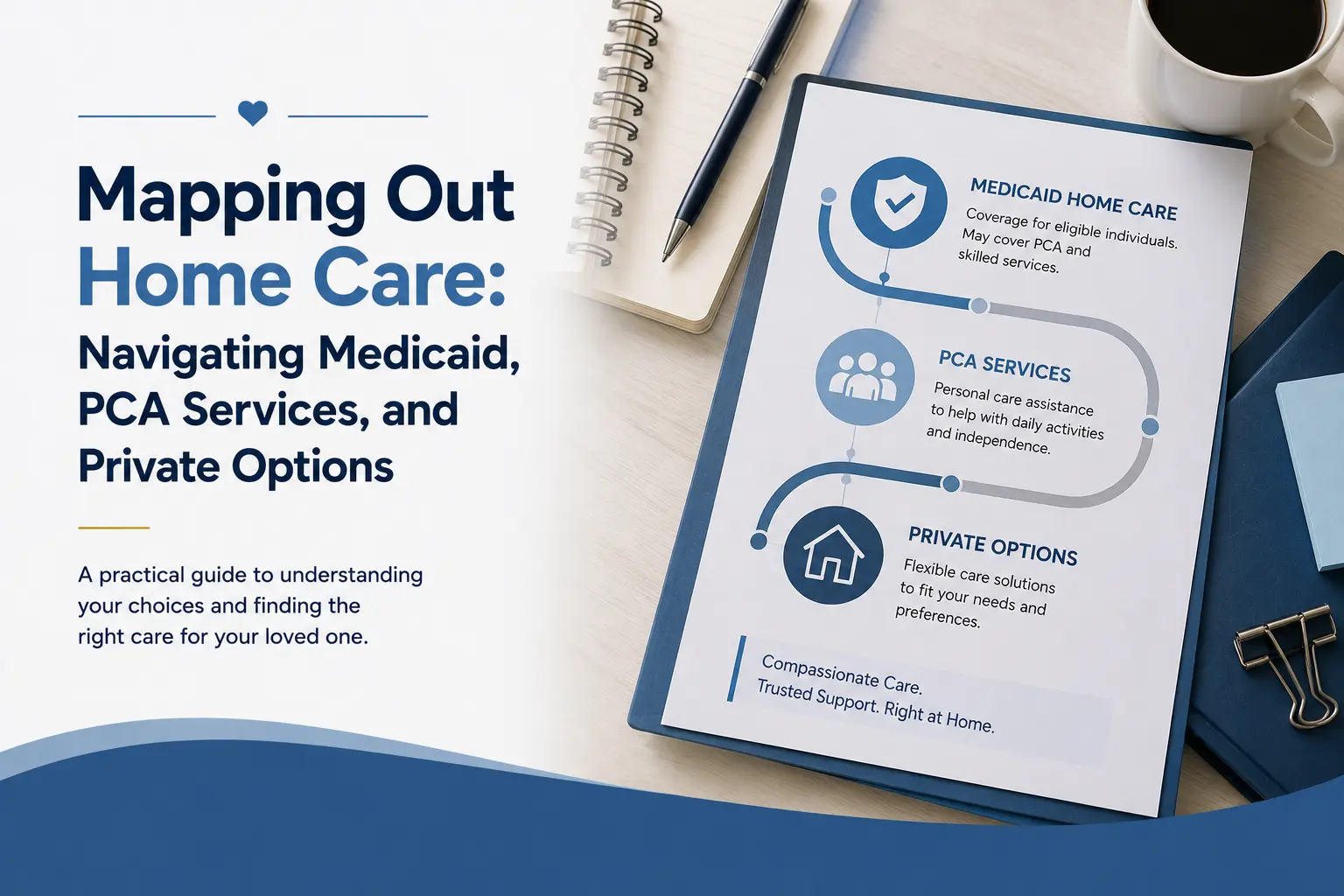Mapping Out Home Care: Navigating Medicaid, PCA Services, and Private Options