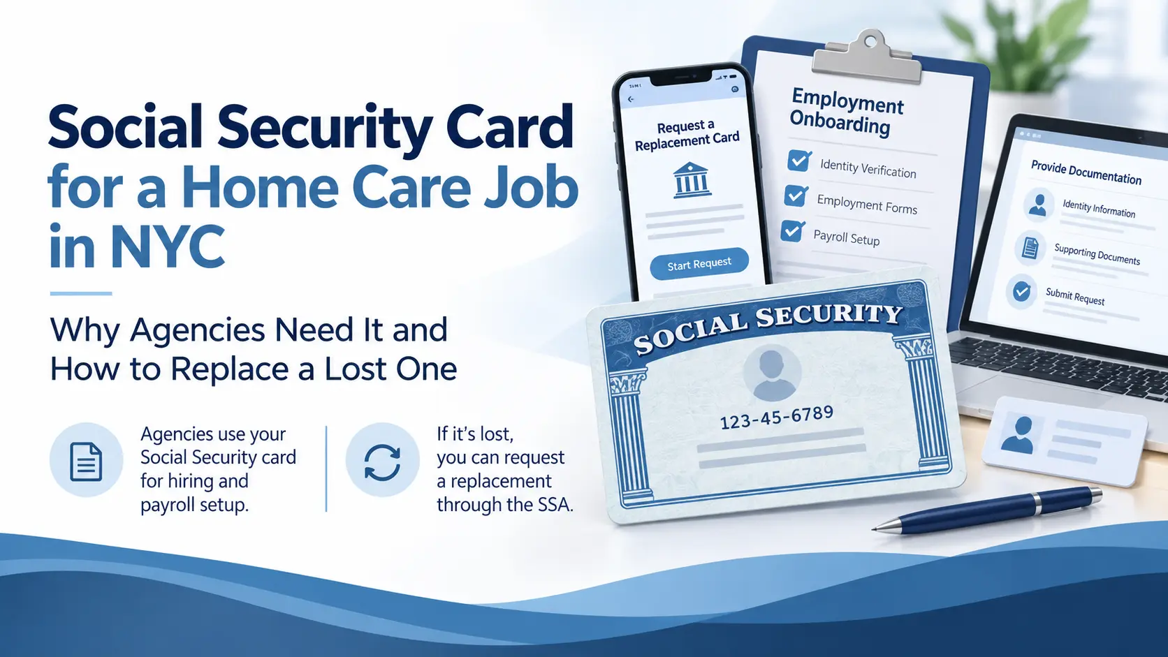 Social Security Card for a Home Care Job in NYC: Why Agencies Need It and How to Replace a Lost One